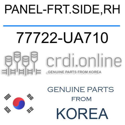 PANEL-FRT.SIDE,RH [ORIGINAL] 77722-UA710 77722UA710 77722 UA710