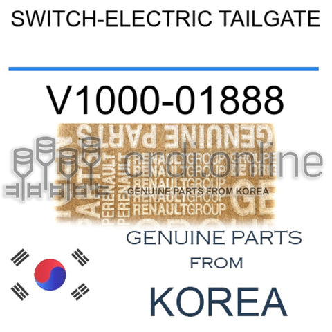 SWITCH-ELECTRIC TAILGATE [ORIGINAL] V1000-01888 V100001888 V1000 01888