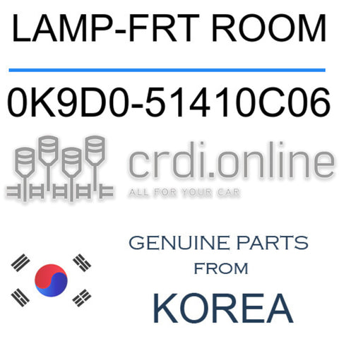 LAMP-FRT ROOM [ORIGINAL] 0K9D0-51410C06 0K9D051410C06 0K9D0 51410C06