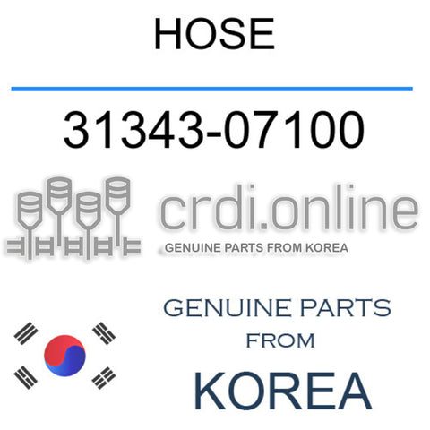 HOSE 31343-07100 3134307100 31343 07100