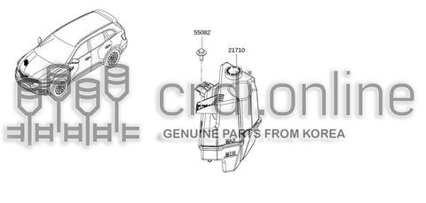 RESERVIOR TANK 21710-2887R 217102887R 21710 2887R