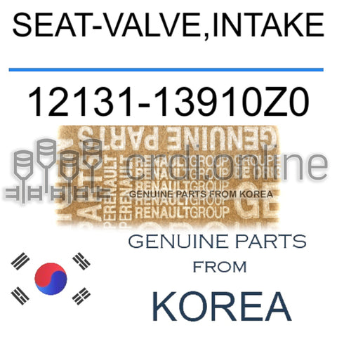 SEAT-VALVE,INTAKE [ORIGINAL] 12131-13910Z0 1213113910Z0 12131 13910Z0