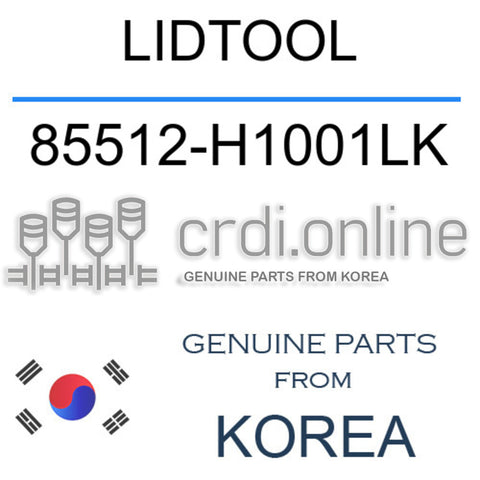 LIDTOOL [ORIGINAL] 85512-H1001LK 85512H1001LK 85512 H1001LK
