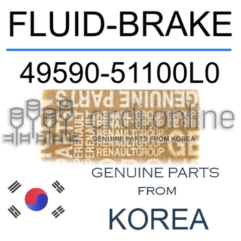 FLUID-BRAKE [ORIGINAL] 49590-51100L0 4959051100L0 49590 51100L0