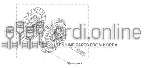 REPAIR KIT-CLUTCH COVER 77014-76589 7701476589 77014 76589
