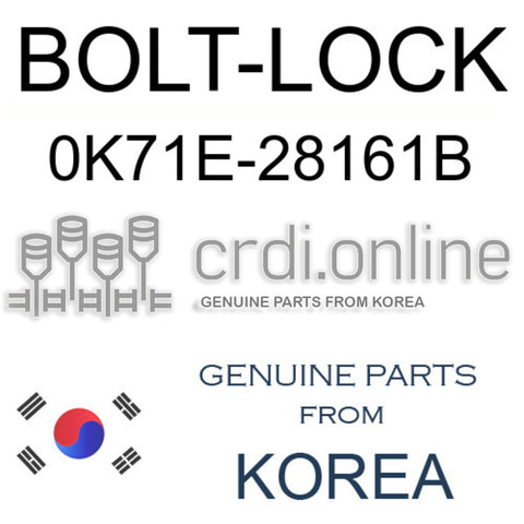 BOLT-LOCK 0K71E-28161B 0K71E28161B 0K71E 28161B
