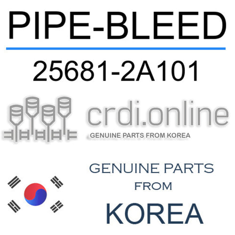 PIPE-BLEED [ORIGINAL] 25681-2A101 256812A101 25681 2A101