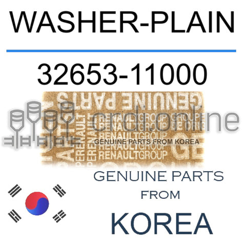 WASHER-PLAIN [ORIGINAL] 32653-11000 3265311000 32653 11000
