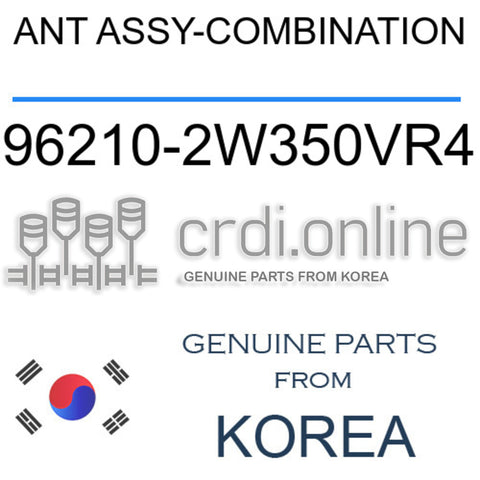 ANT ASSY-COMBINATION 96210-2W350VR4 962102W350VR4 96210 2W350VR4