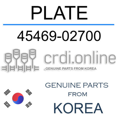PLATE 45469-02700 4546902700 45469 02700