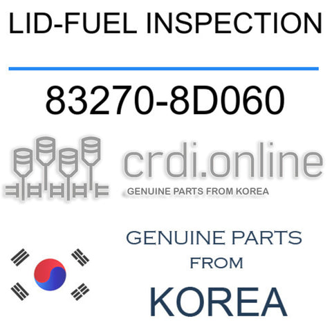 LID-FUEL INSPECTION [ORIGINAL] 83270-8D060 832708D060 83270 8D060
