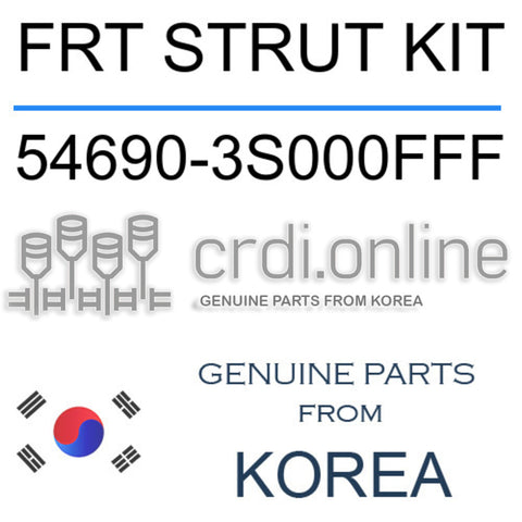 FRT STRUT KIT [ORIGINAL] 54690-3S000FFF 546903S000FFF 54690 3S000FFF