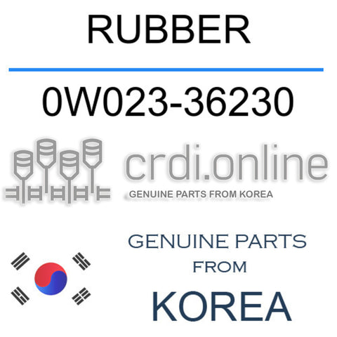 RUBBER 0W023-36230 0W02336230 0W023 36230