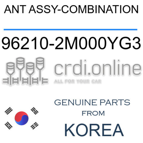 ANT ASSY-COMBINATION 96210-2M000YG3 962102M000YG3 96210 2M000YG3