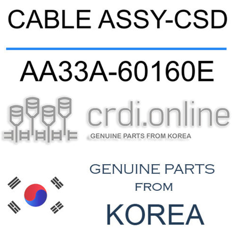 CABLE ASSY-CSD AA33A-60160E AA33A60160E AA33A 60160E
