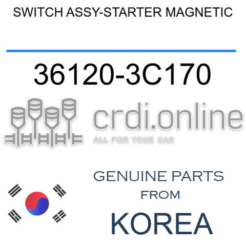 SWITCH ASSY-STARTER MAGNETIC [ORIGINAL] 36120-3C170 361203C170 36120 3C170