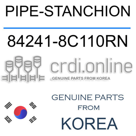 PIPE-STANCHION [ORIGINAL] 84241-8C110RN 842418C110RN 84241 8C110RN