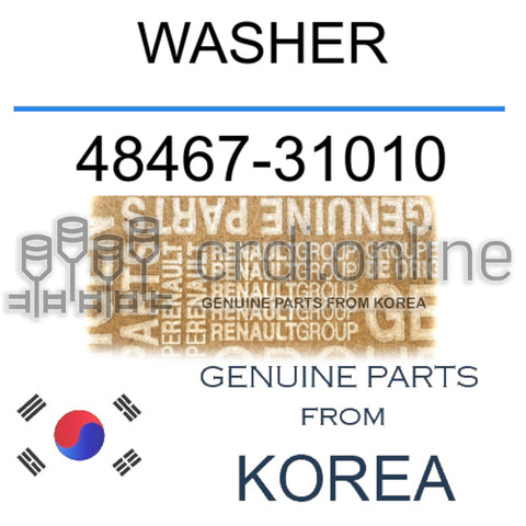 WASHER [ORIGINAL] 48467-31010 4846731010 48467 31010