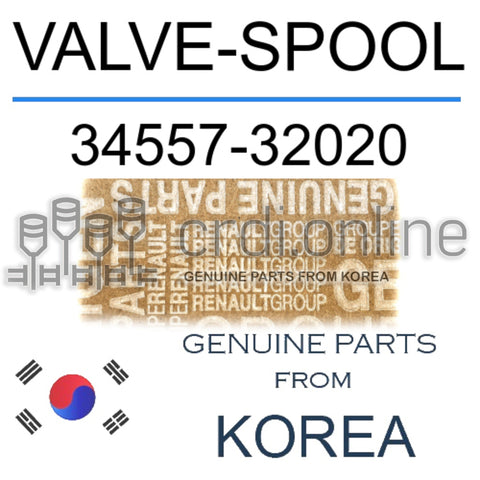VALVE-SPOOL [ORIGINAL] 34557-32020 3455732020 34557 32020