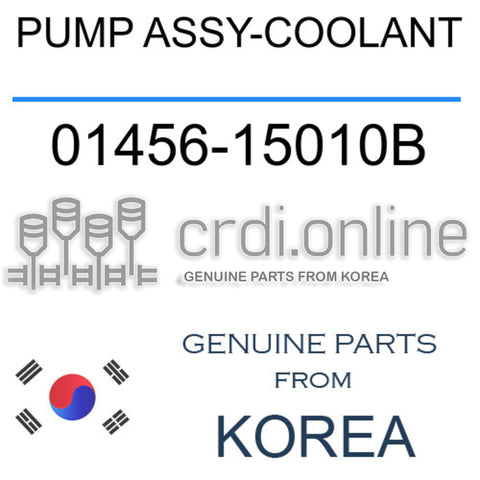 PUMP ASSY-COOLANT [ORIGINAL] 01456-15010B 0145615010B 01456 15010B
