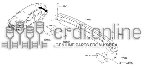 HOUSING ASSY-SHOCK ABSORBER.REAR RH 85210-0001R 852100001R 85210 0001R