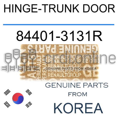 HINGE-TRUNK DOOR [ORIGINAL] 84401-3131R 844013131R 84401 3131R