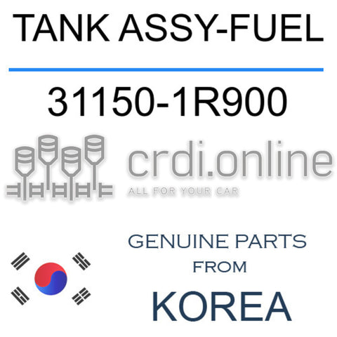 TANK ASSY-FUEL 31150-1R900 311501R900 31150 1R900