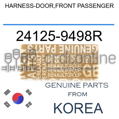 HARNESS-DOOR,FRONT PASSENGER [ORIGINAL] 24125-9498R 241259498R 24125 9498R