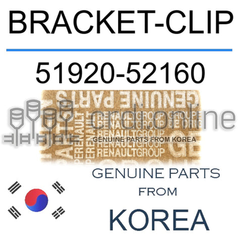 BRACKET-CLIP [ORIGINAL] 51920-52160 5192052160 51920 52160