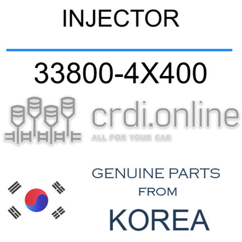 INJECTOR 33800-4X400 338004X400 33800 4X400