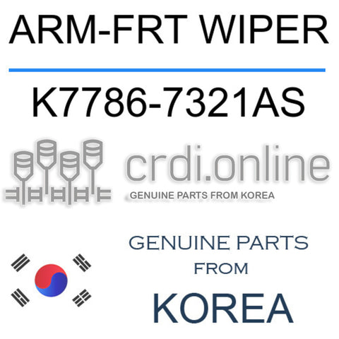 ARM-FRT WIPER K7786-7321AS K77867321AS K7786 7321AS