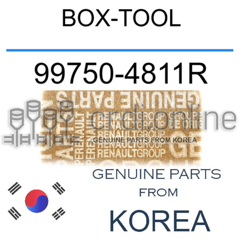 BOX-TOOL [ORIGINAL] 99750-4811R 997504811R 99750 4811R