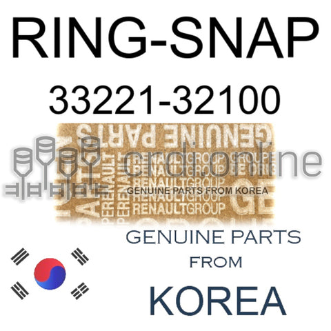 RING-SNAP [ORIGINAL] 33221-32100 3322132100 33221 32100
