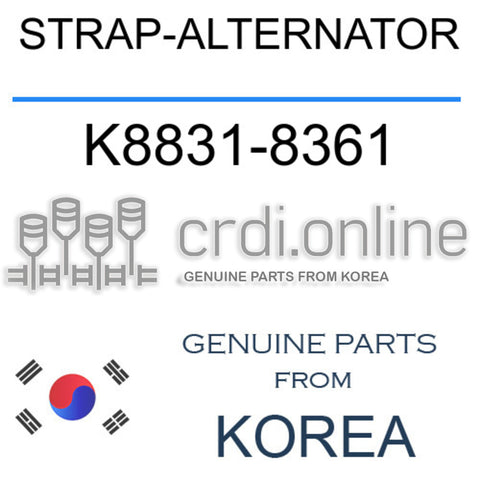 STRAP-ALTERNATOR K8831-8361 K88318361 K8831 8361