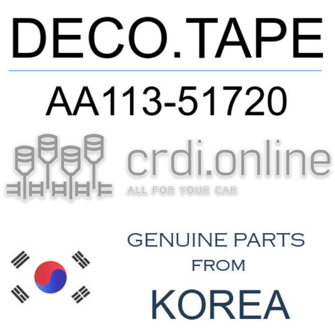 DECO.TAPE [ORIGINAL] AA113-51720 AA11351720 AA113 51720