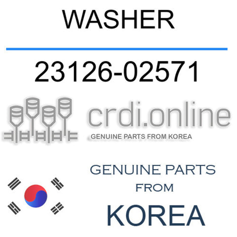 WASHER 23126-02571 2312602571 23126 02571