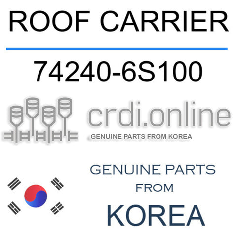 ROOF CARRIER [ORIGINAL] 74240-6S100 742406S100 74240 6S100