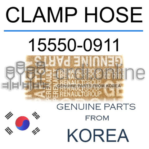 CLAMP HOSE [ORIGINAL] 15550-0911 155500911 15550 0911