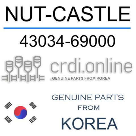 NUT-CASTLE [ORIGINAL] 43034-69000 4303469000 43034 69000