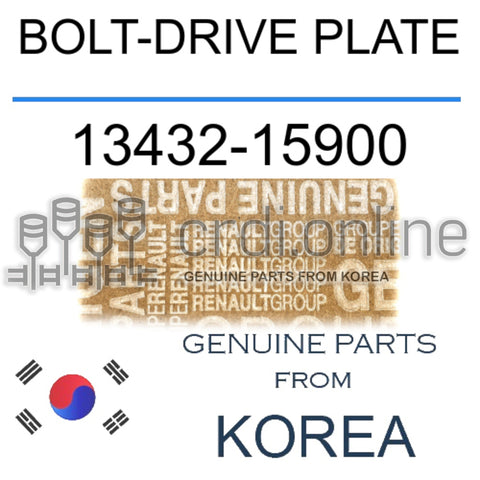 BOLT-DRIVE PLATE [ORIGINAL] 13432-15900 1343215900 13432 15900