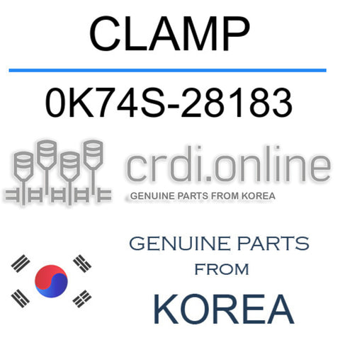 CLAMP 0K74S-28183 0K74S28183 0K74S 28183