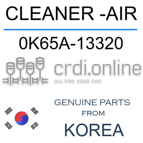 CLEANER -AIR [ORIGINAL] 0K65A-13320 0K65A13320 0K65A 13320
