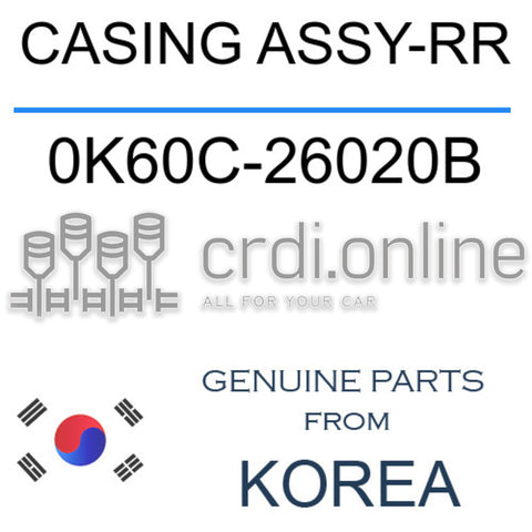 CASING ASSY-RR [ORIGINAL] 0K60C-26020B 0K60C26020B 0K60C 26020B