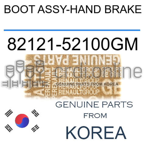 BOOT ASSY-HAND BRAKE [ORIGINAL] 82121-52100GM 8212152100GM 82121 52100GM