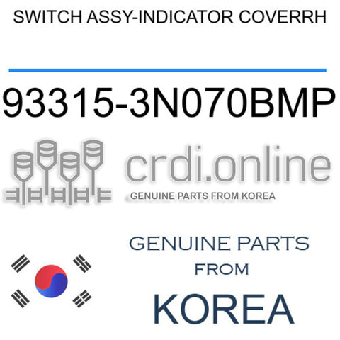SWITCH ASSY-INDICATOR COVERRH [ORIGINAL] 93315-3N070BMP 933153N070BMP 93315 3N070BMP