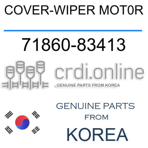 COVER-WIPER MOT0R [ORIGINAL] 71860-83413 7186083413 71860 83413