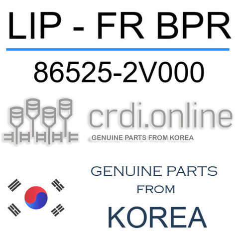 LIP - FR BPR [ORIGINAL] 86525-2V000 865252V000 86525 2V000
