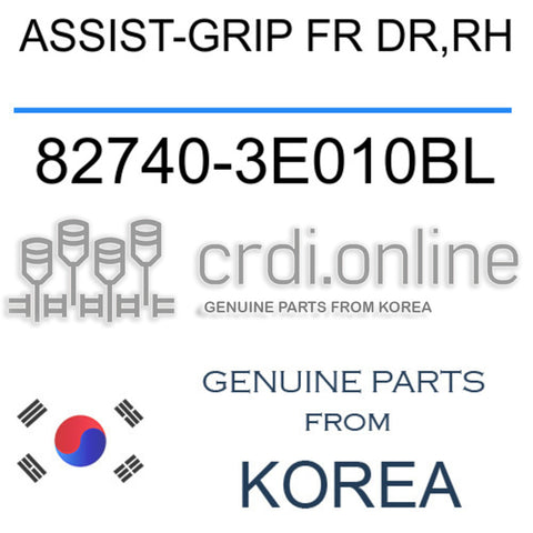 ASSIST-GRIP FR DR,RH 82740-3E010BL 827403E010BL 82740 3E010BL