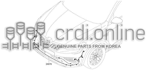 HARNESS-FRONT BUMPER [ORIGINAL] 24070-3777R 240703777R 24070 3777R
