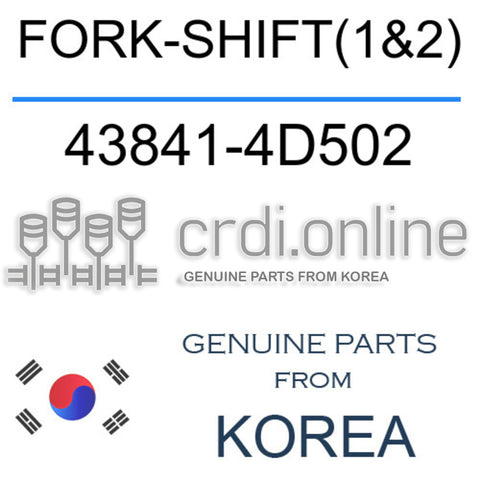 FORK-SHIFT(1&2) 43841-4D502 438414D502 43841 4D502
